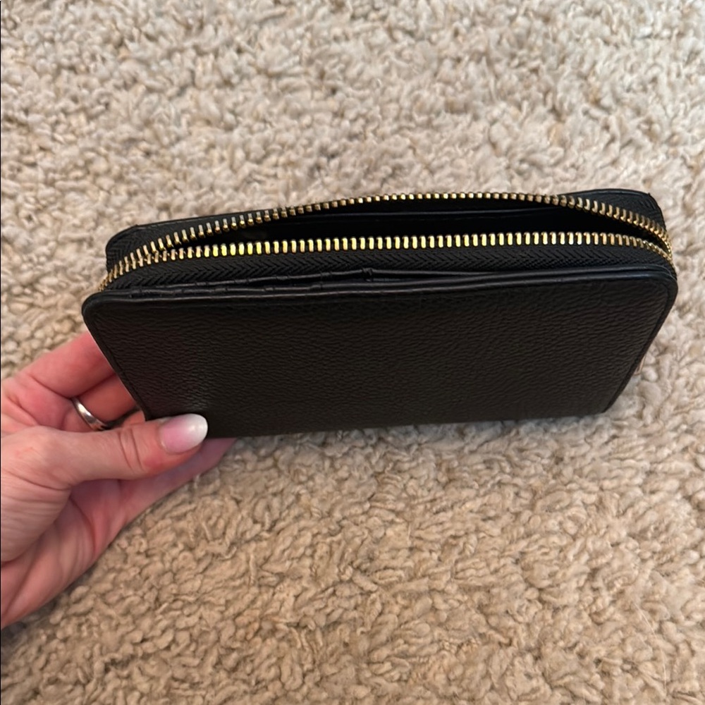 A New Day Black Zip Wallet